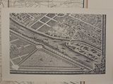 a picture of a map of a city on a table