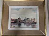 a picture of a painting hanging on a wall