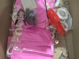 a box full of assorted items that are in the box