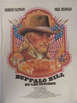 une affiche de cinéma pour « Buffalo Bill et les Indiens »