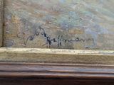 a picture of a painting with writing on the side of it