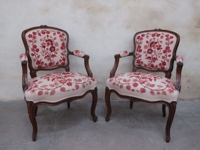 pair of antique chairs with floral upholstered upholstered upholstered upholstered upholstered upholstered upholstered upholstered uphol