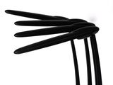 four forks that are sitting on top of each other