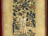 an image of a painting of a man and a woman in a garden