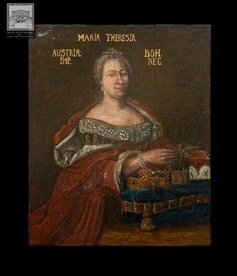 Ecole du XVIIIe, "Portrait de Marie-Thérèse d'Autriche", hui…