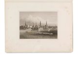 a picture of a picture of boats in the water