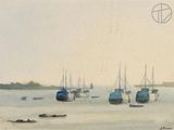 many boats that are sitting in the water