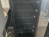 an image of a black oven in a kitchen
