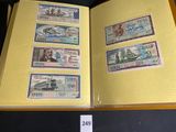 a book that has a lot of different stamps on it