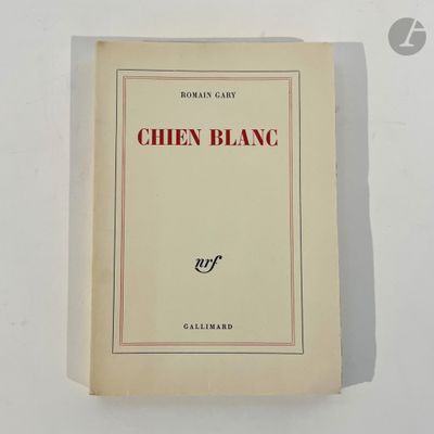 the cover of a book with a red and white title on it