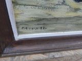 a picture of a painting on the wall of a room