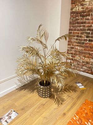 Palmier synthétique doré (pas de référence apparente) - Photo 1