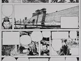 comic strip with black and white images of a man and a woman