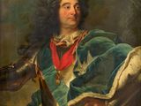 a painting of a man in armor holding a sword