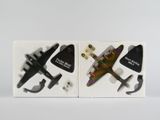 conception d'un emballage pour une paire de coques d'iPhone représentant un avion et un roitelet