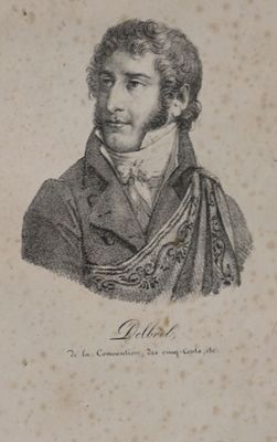 portrait of a man in a suit with a scarf around his neck