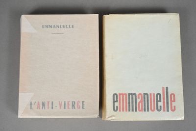 a couple of books sitting on top of a table next to each other