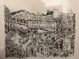 l'image d'une photo représentant un bâtiment dans un cadre