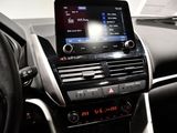 a car dashboard with a digital display on it
