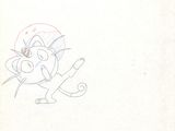 dessin humoristique représentant un chat portant une casquette de baseball sur la tête