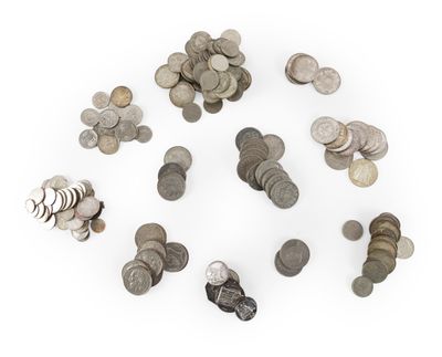 - 7 jetons de mariage - 6 pièces de 5 francs