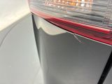 a close up of the tail light of a car