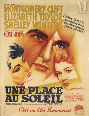 the poster for the movie une place au solil