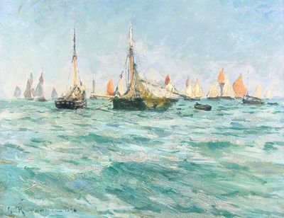 many boats that are out in the water