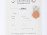 a piece of paper with a stamp on it and a piece of paper with a stamp on it