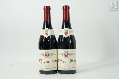 deux bouteilles de vin rouge posées l'une à côté de l'autre sur une surface blanche