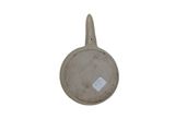 a small frying pan with a sticker on the side of it