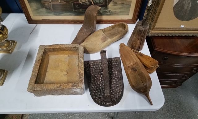 Art populaire - lot d'objets divers