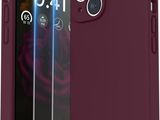 l'arrière d'une coque violette pour iPhone 11 avec un écran transparent