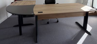 an image of a desk with a laptop on it