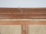 an image of a close up of a piece of wood on a piece of fabric