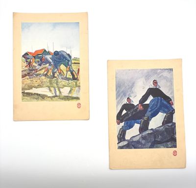 deux photos d'un homme à cheval et une autre photo d'un homme à cheval
