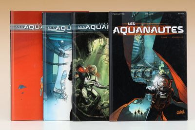 31/ LES AQUANAUTES - T 1 - 2 - 4 et 5 De PARNOTTE - MALLIE -…