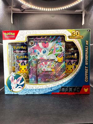a box of pokemon toys on the counter