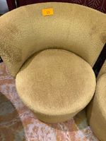 2 Petits fauteuils MOBITEC, cumin, assise tournante, petits … (photo 2)