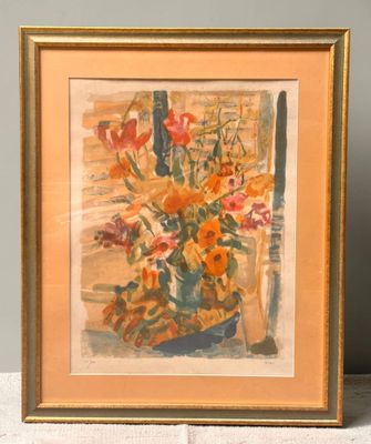 Jean EVEN (1910-1986) Lithographie en couleurs sur papier. S…