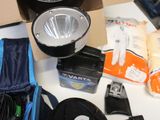 many items that are sitting on a table together