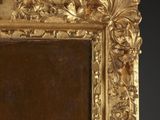 an image of a painting of a woman in a gold frame