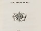 an old book with a black and white title on it