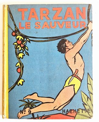 JEUNESSE / Ensemble de 2 ouvrages : 1°) « Tarzan le Sauveur …