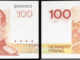 two pictures of a picture of a bank note with a picture of a man ' s face on it