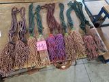 a lot of different types of yarn on a table
