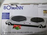 boxed box of two burners on a counter top in a kitchen