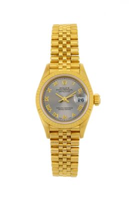 Montre Rolex pour femme « Day-Date » en or jaune 18 carats