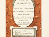 an old book with a picture of a plaque on it