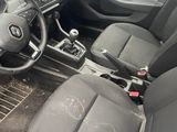 the interior of a car with a steering wheel and a dash board
